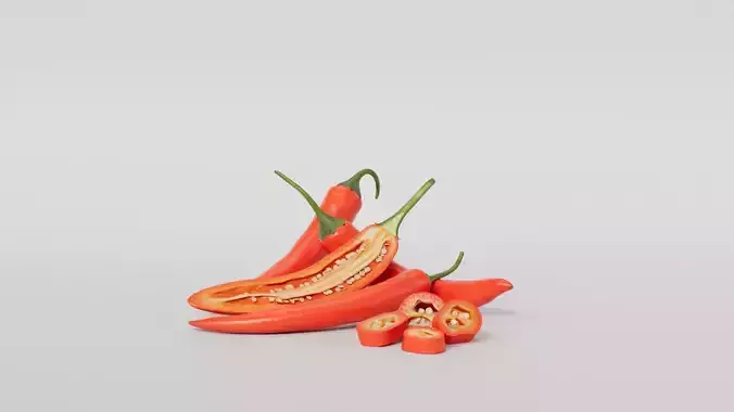Chili pepper  3D model