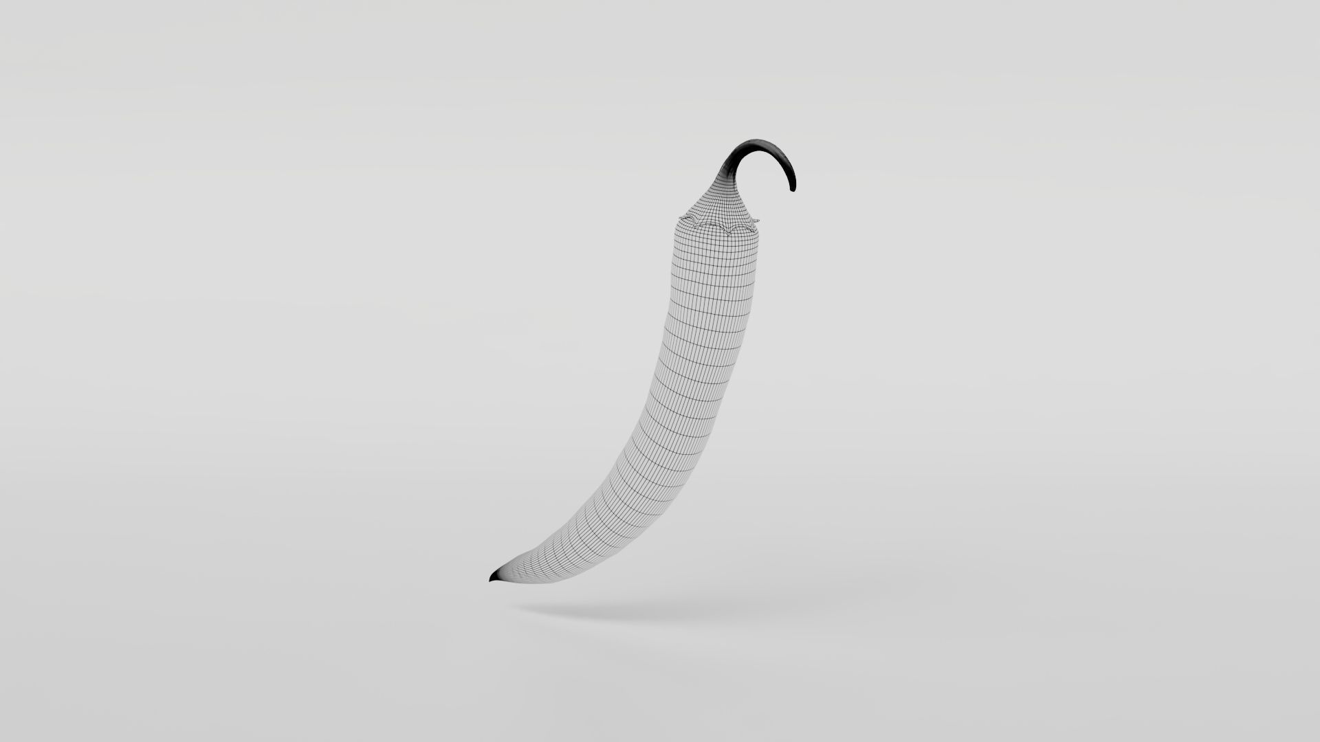 Chili pepper  3D model_8
