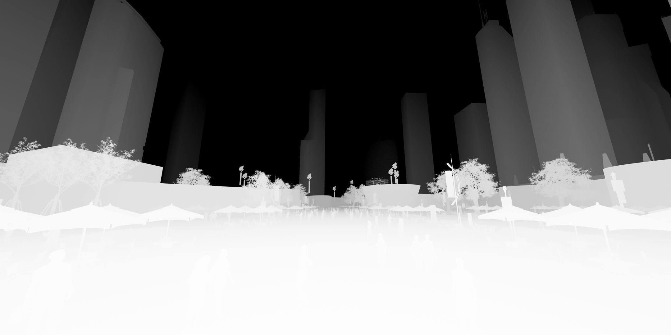 Business Plaza 3D model_17