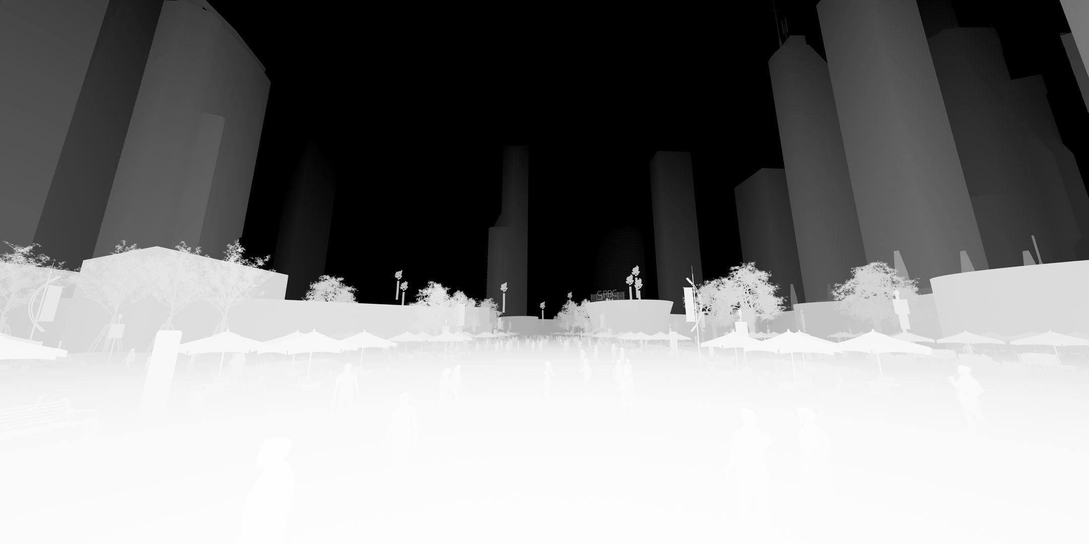 Business Plaza 3D model_14