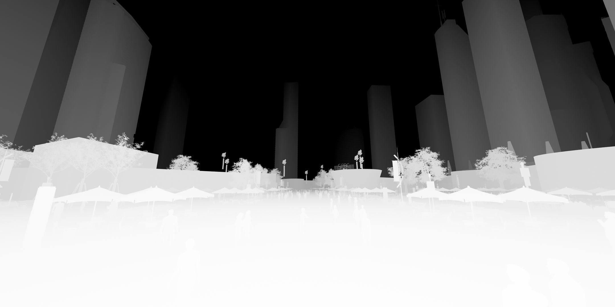 Business Plaza 3D model_15