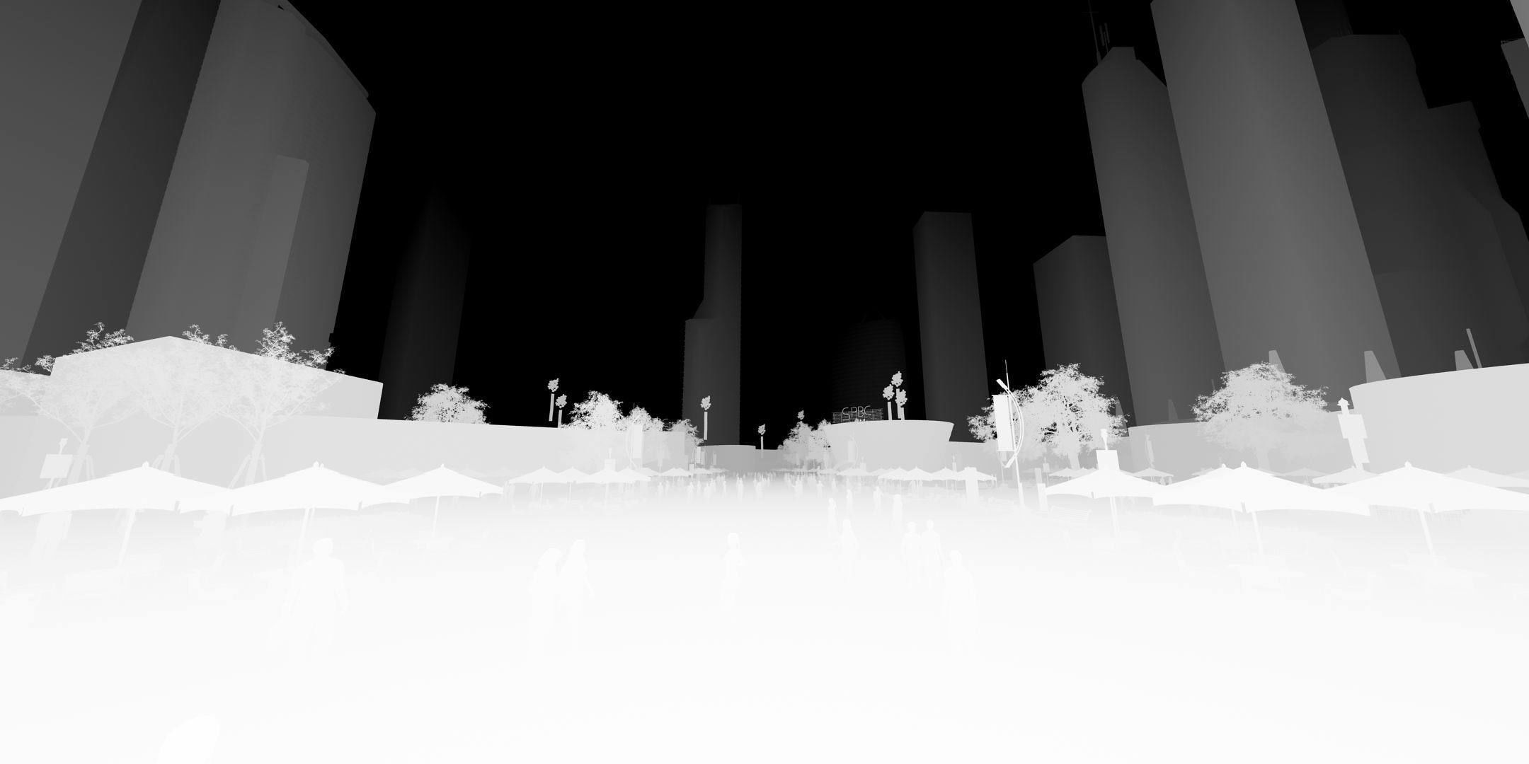 Business Plaza 3D model_16