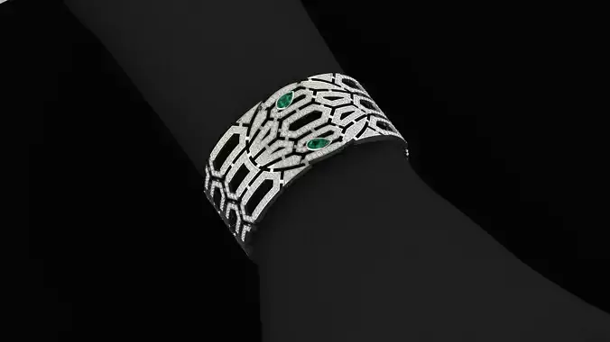 Bulgari Bracelets Diamonds  3D print model