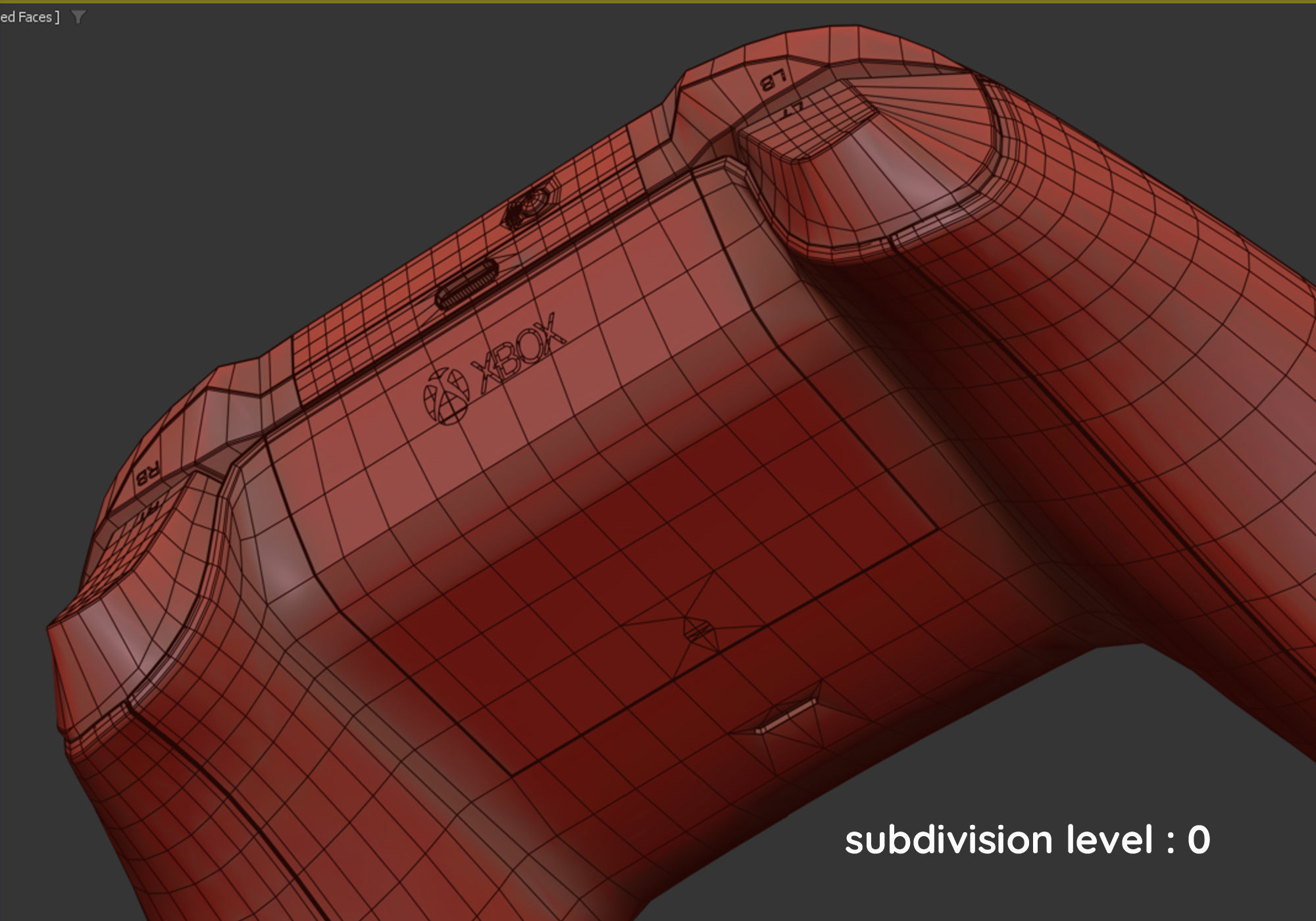 xbox series x - s controller 3D model_17