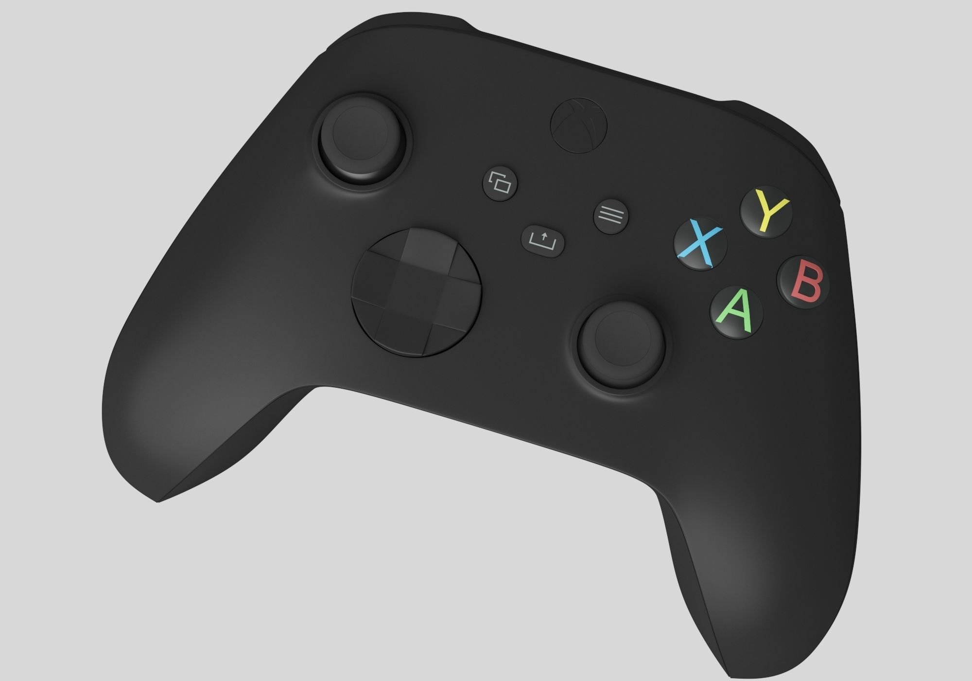 xbox series x - s controller 3D model_3