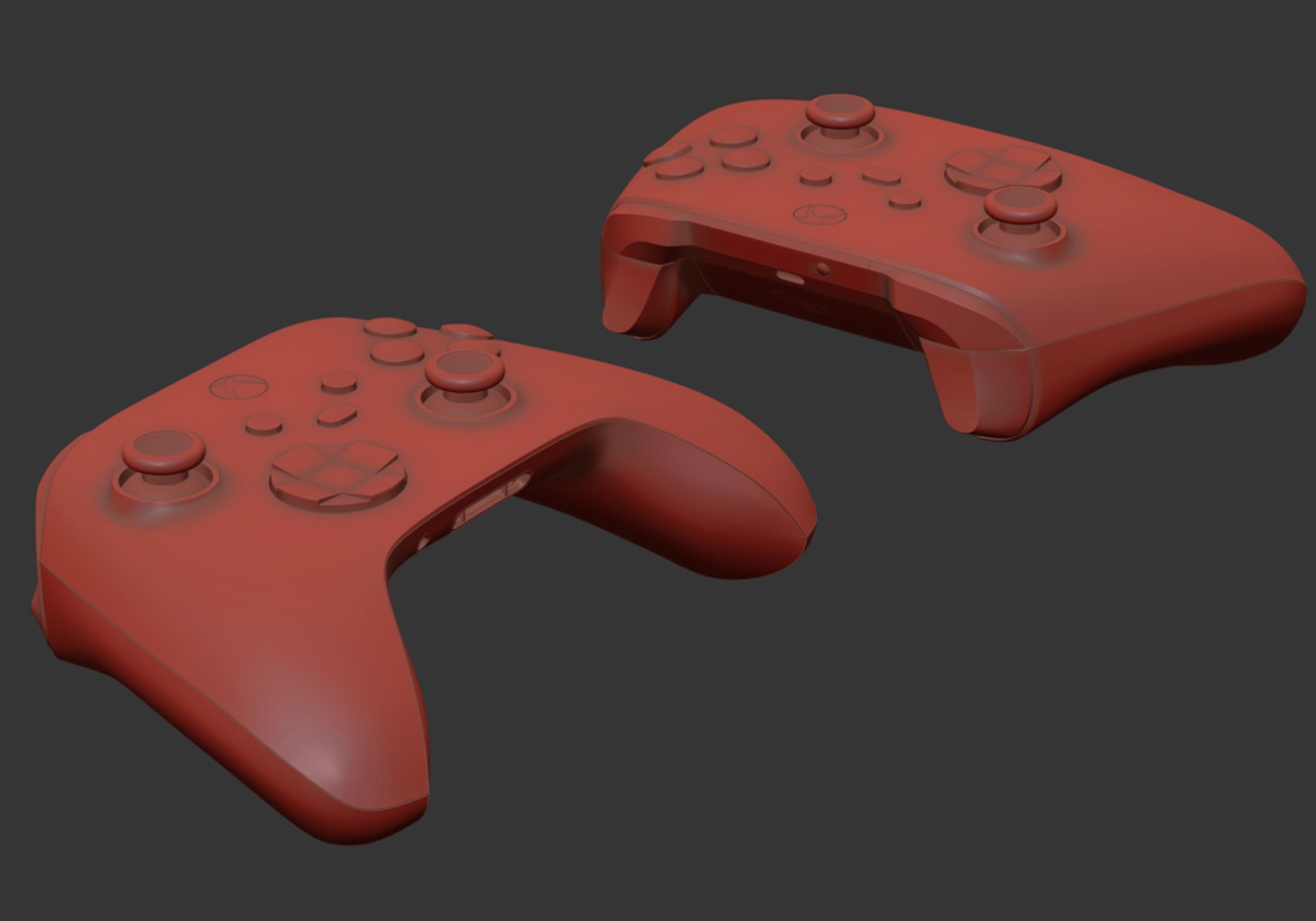 xbox series x - s controller 3D model_15