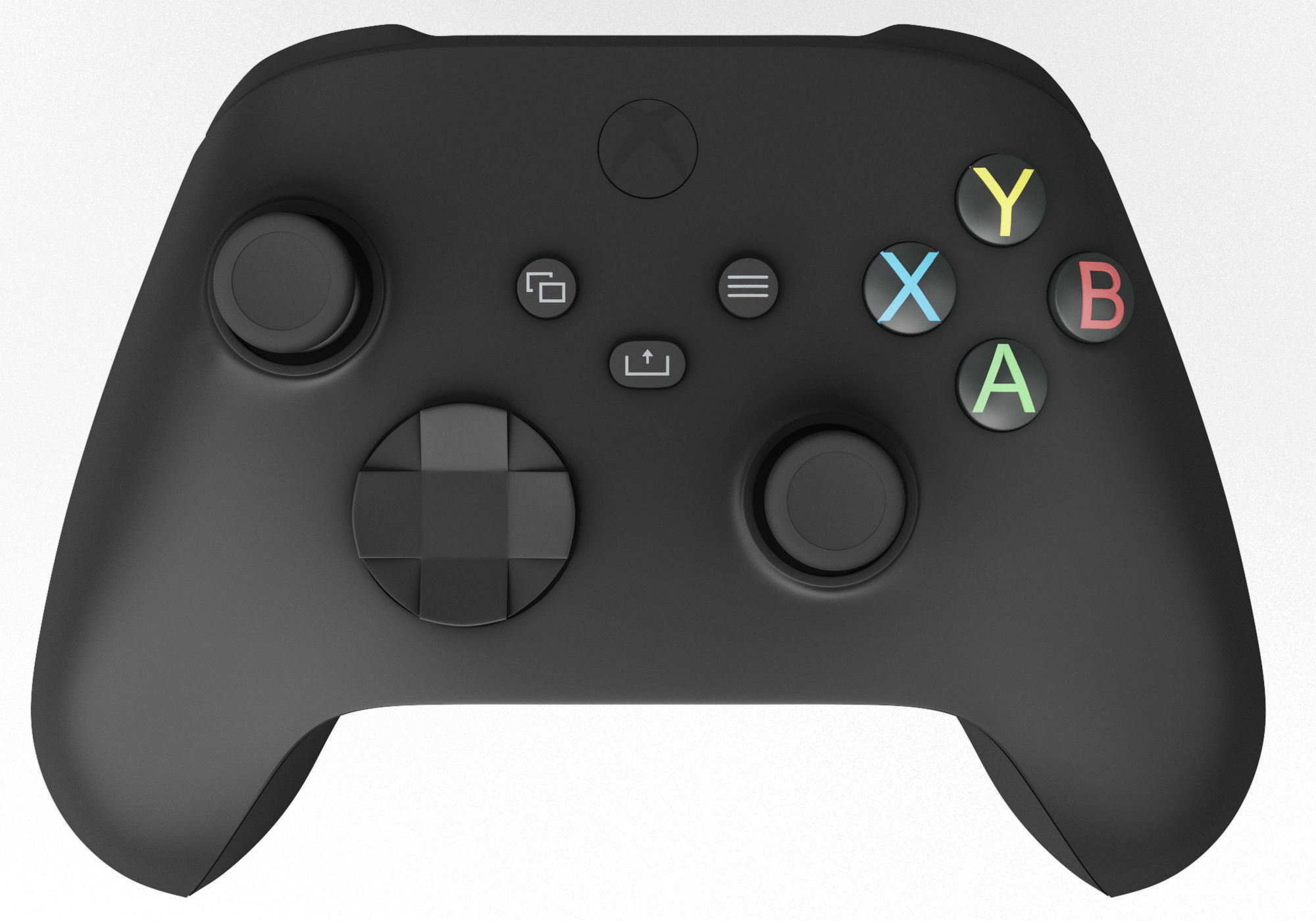 xbox series x - s controller 3D model_1