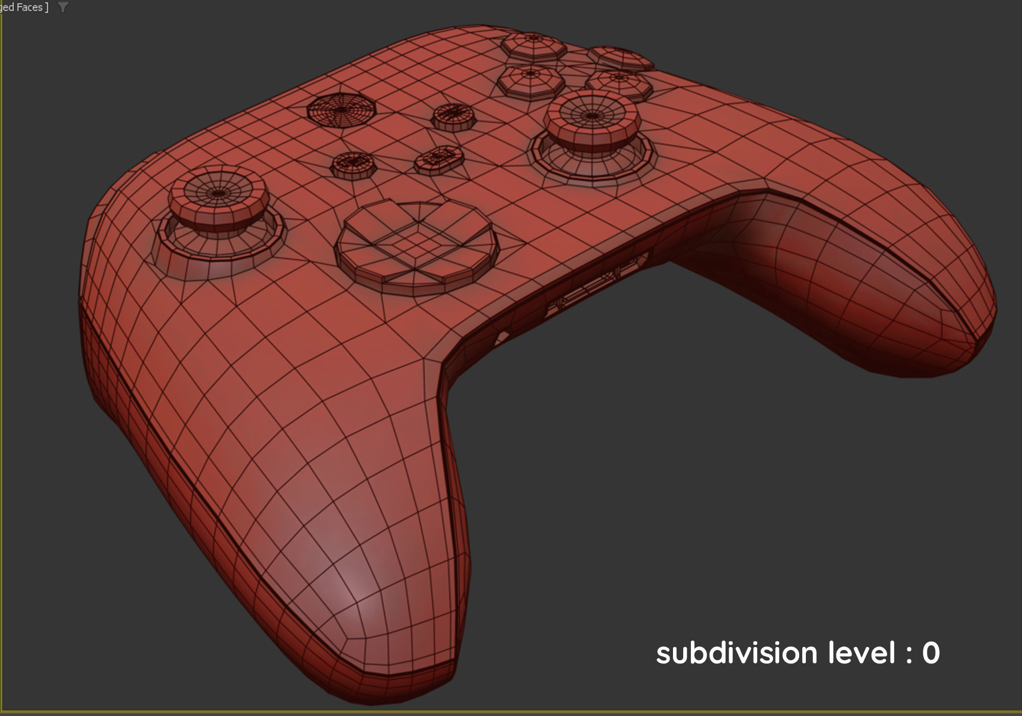xbox series x - s controller 3D model_16