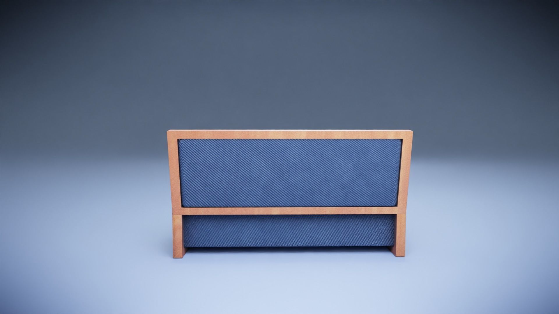 Modern Sofa Low-poly 3D model_5