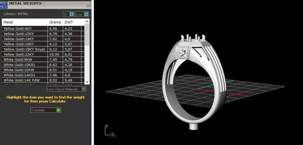 Ring N01721 3D print model_9