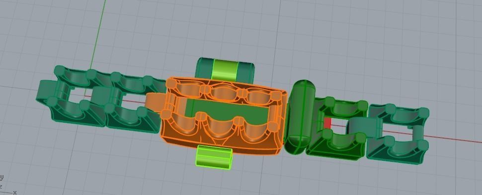 Bracelet N01710 3D print model_2