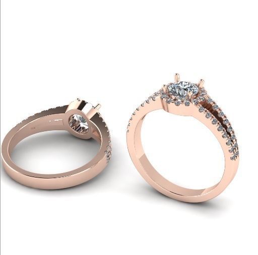 Ring N01709 3D print model_2