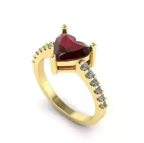 Ring heart N01691
