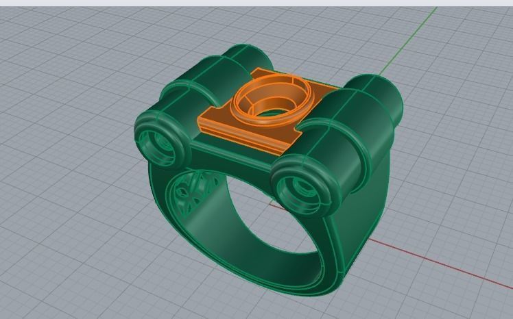 Ring N01684 3D print model_2