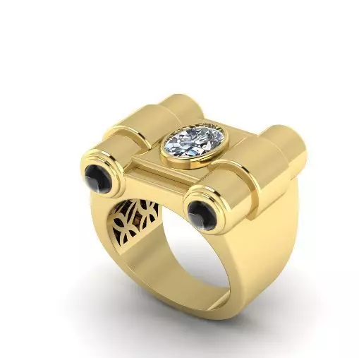 Ring N01684 3D print model_0