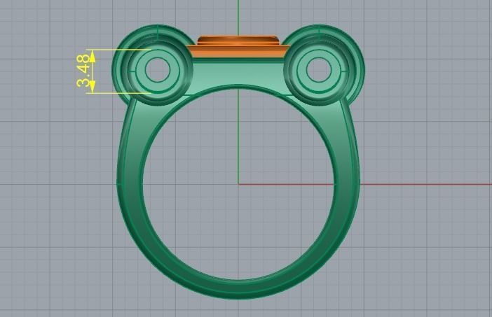 Ring N01684 3D print model_6