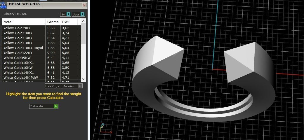 Ring N01683 3D print model_9