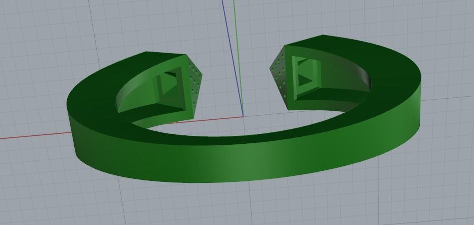 Ring N01682 3D print model_5