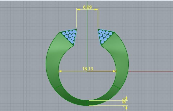 Ring N01682 3D print model_6