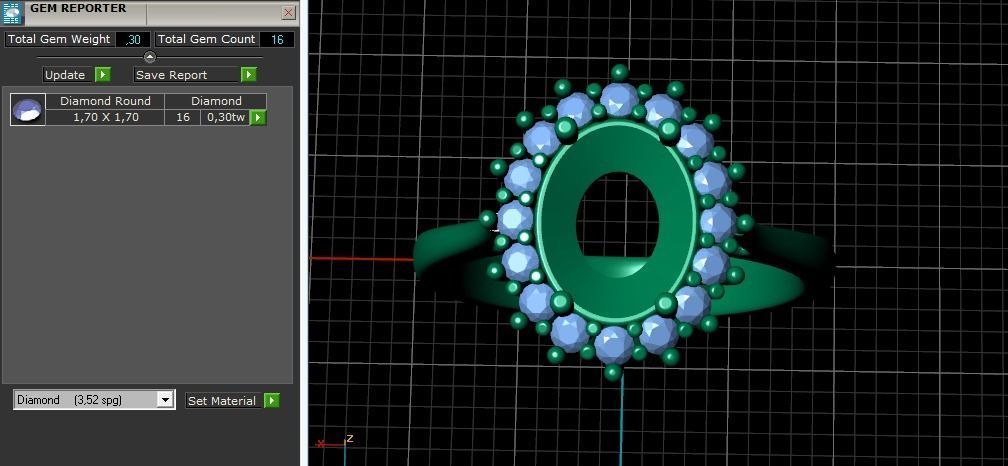 Ring N01676 3D print model_11