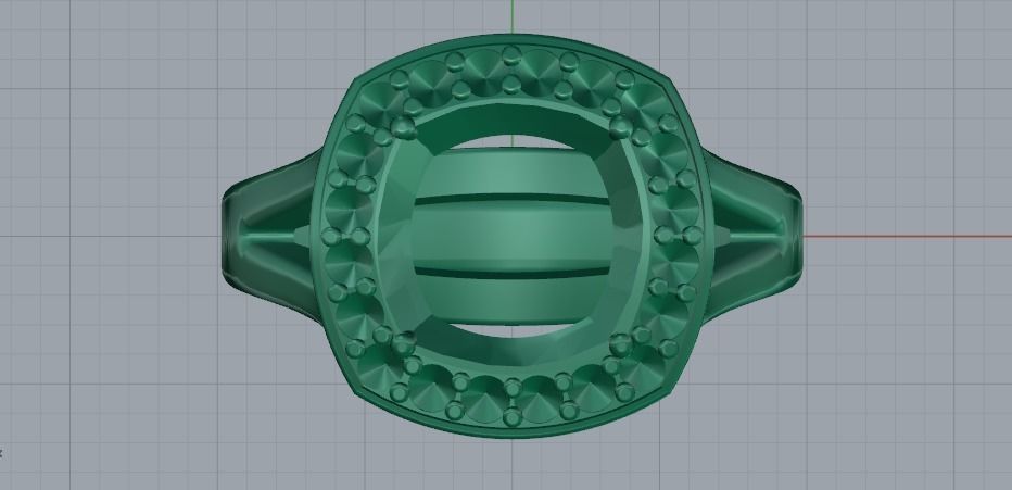 Ring N01669 3D print model_5