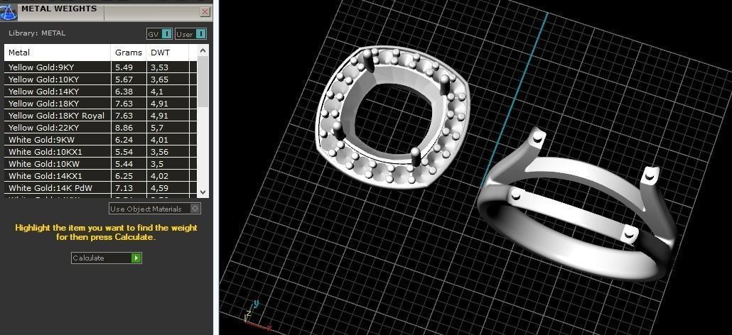 Ring N01669 3D print model_10
