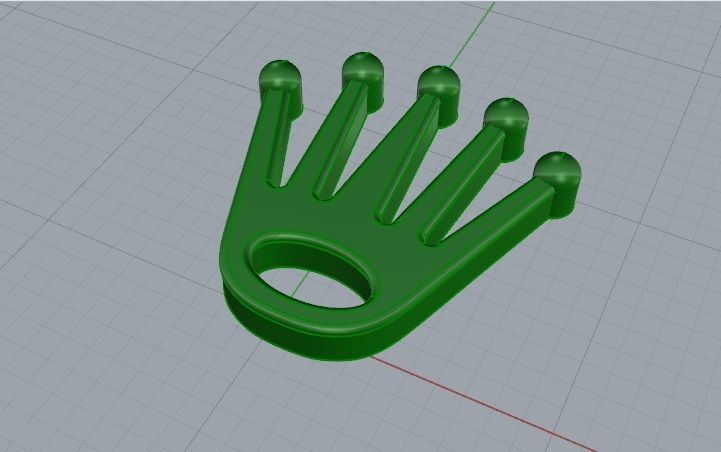 Crown N01654 3D print model_2