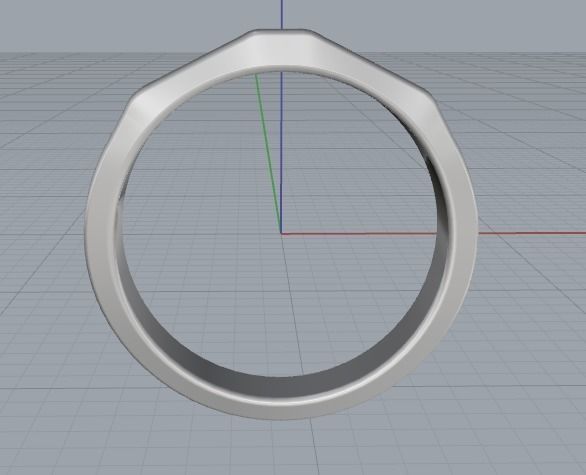 Ring N011983 3D print model_4