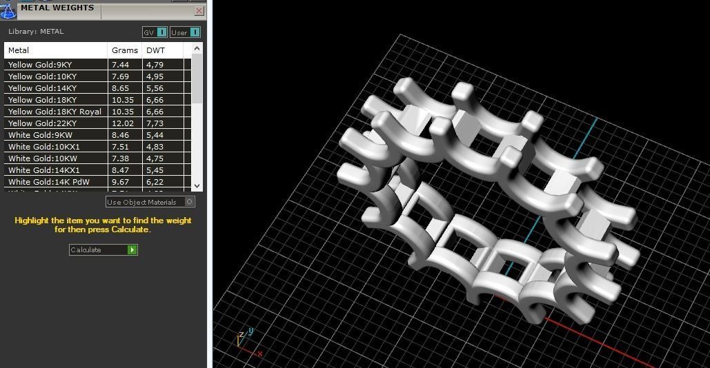 Ring with one row of stones N011973 3D print model_7
