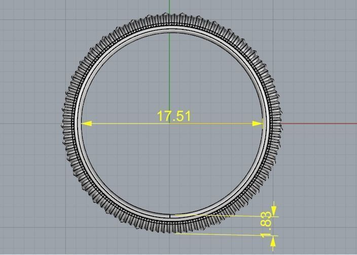 Ring N011962 3D print model_5