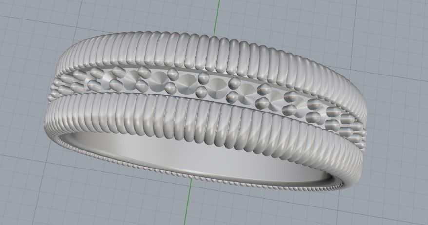 Ring N011962 3D print model_3