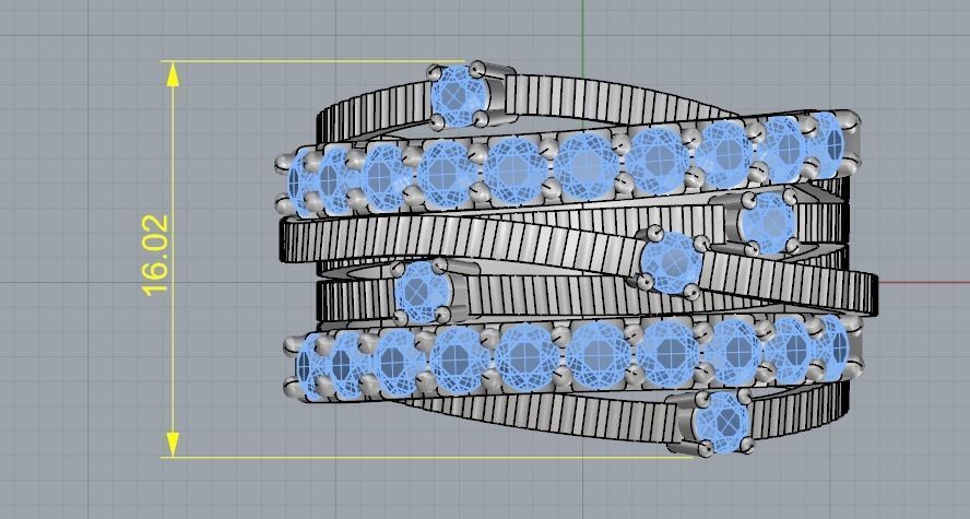 Ring N011958 3D print model_6