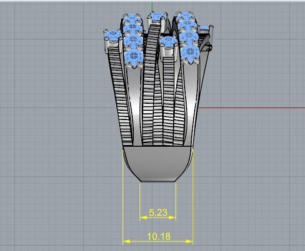 Ring N011958 3D print model_7