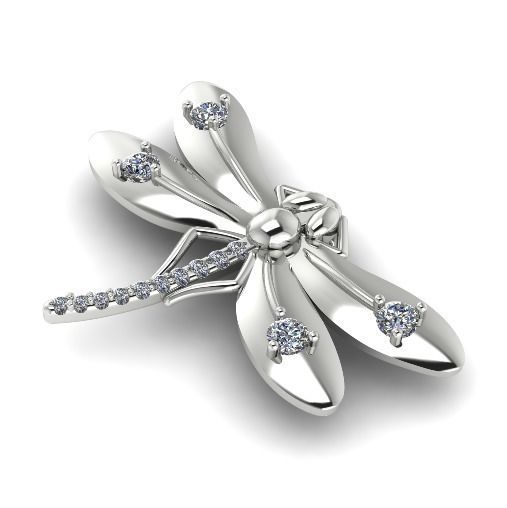 Dragonfly pendant N011954 3D print model_1