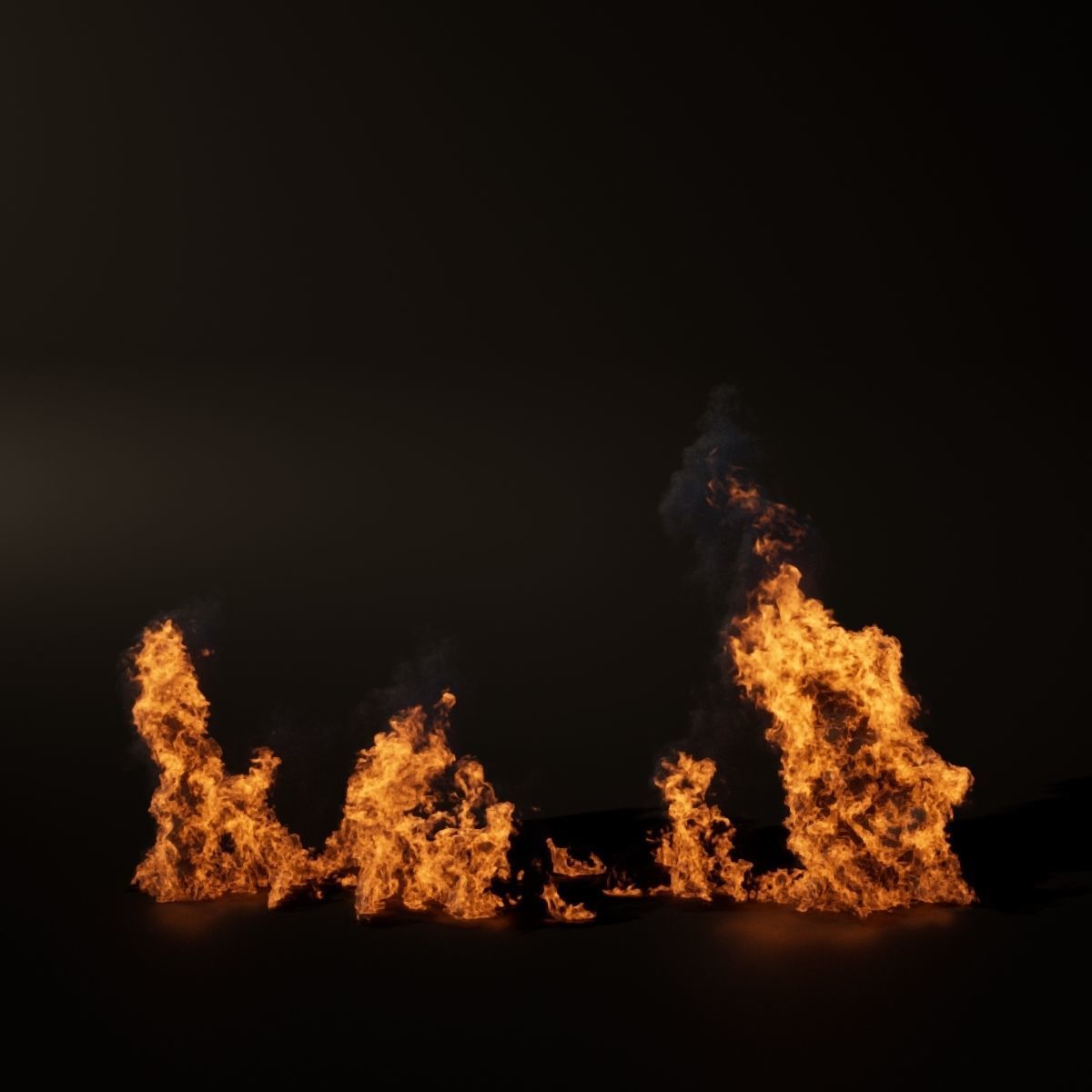 VDB Animated Fire Loop 7 3D model_3