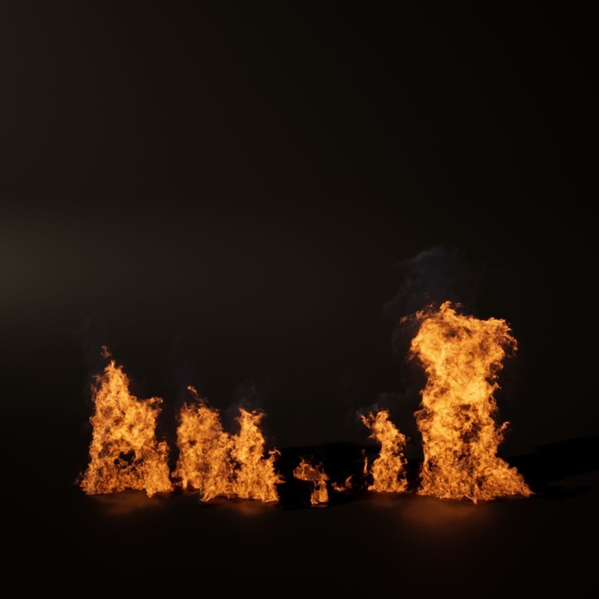 VDB Animated Fire Loop 7 3D model_6