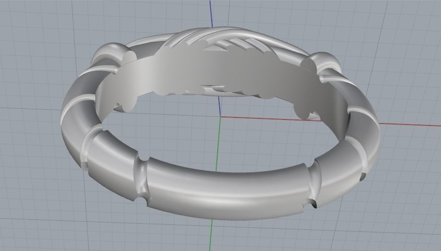 Ring N011938 3D print model_4