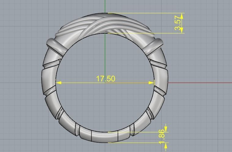 Ring N011938 3D print model_5