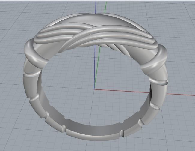 Ring N011938 3D print model_3