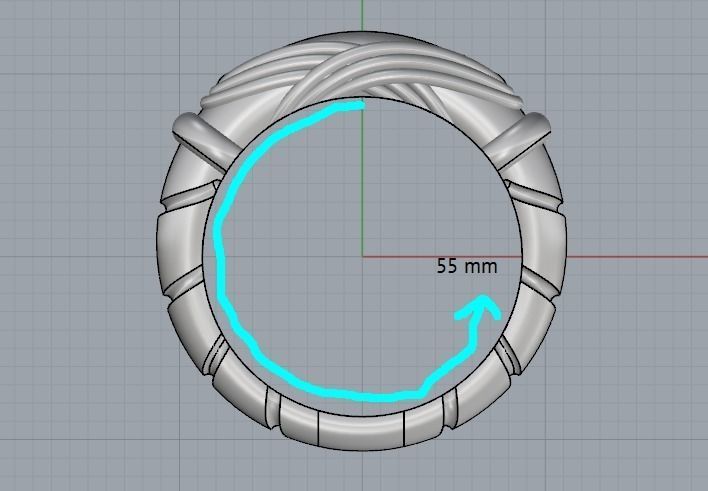 Ring N011938 3D print model_6