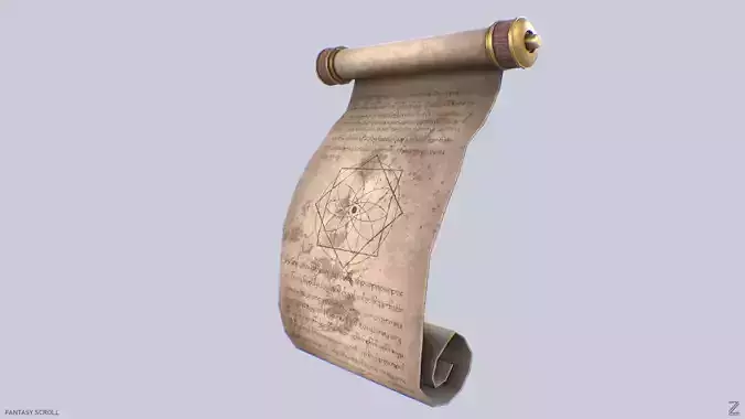 Fantasy scroll