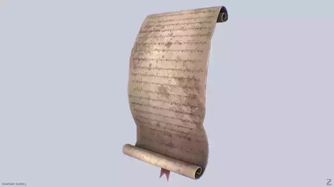 Fantasy scroll