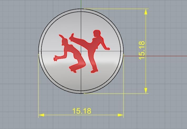 Pendant N012023 3D print model_5