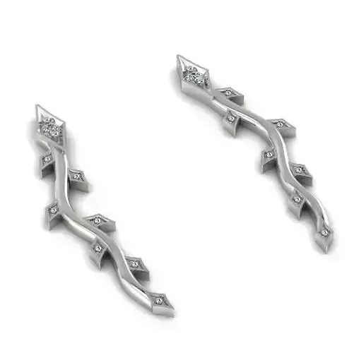 Twig earrings N012022