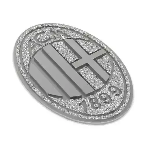 Pendant with symbols of the football club Milan N012017