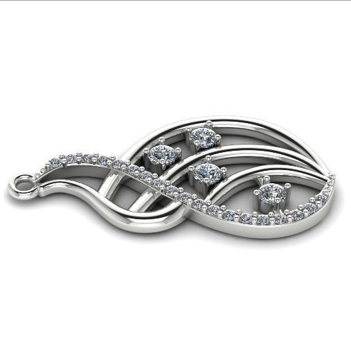 Pendant N012013 3D print model_1