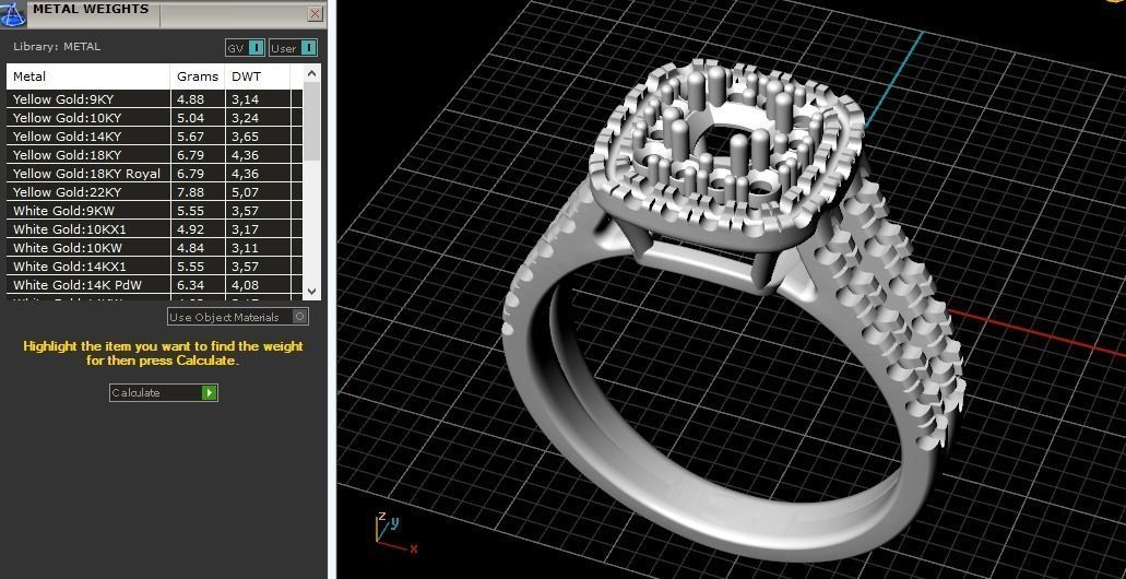 Chusho ring N012012 3D print model_8