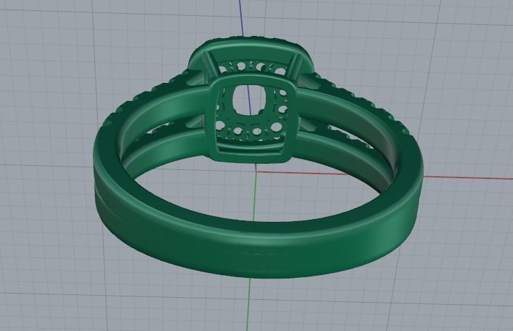 Chusho ring N012012 3D print model_4