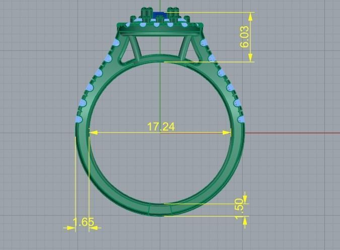 Chusho ring N012012 3D print model_5