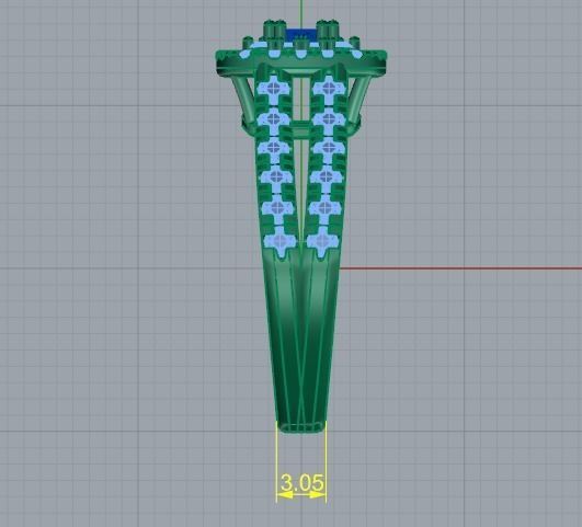 Chusho ring N012012 3D print model_7